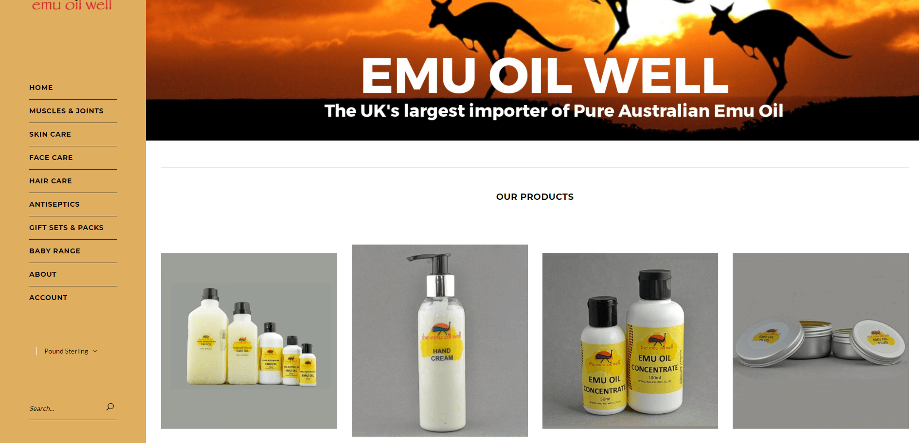 Emu Oil Well官网 英国天然鸸鹋油